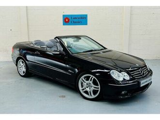 2005 mercedes-benz clk 5.4 clk55 amg cabriolet
