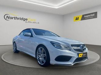 2014 mercedes-benz e-class 3.0cdi e350 amg sport (247bhp) cabriolet 2d