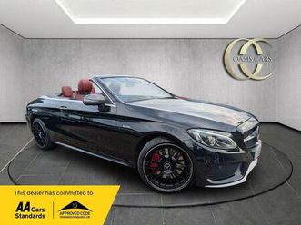 2018 mercedes-benz c-class 3.0 c43 amg (367ps) (start/stop) cabriolet 2d