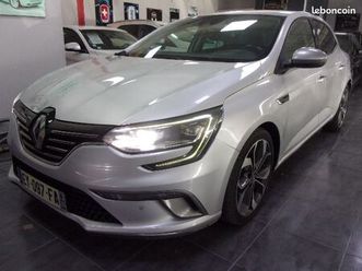 renault megane 4 1.6 dci 130 intens pack gt line 05/18 146mkm 2°m/france clim/cuir-velours/gps/ja18/camera +radars /regul/tel/gps/bose/chassis sport