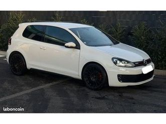 golf 6 gti / 211ch / xénon / carplay / candy white