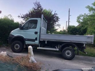 iveco daily 4x4 vl 3,5t tribenne amovible alu 52.000 kms - 55.000 ht