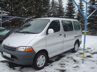 toyota hi-ace hiace 2.4 d glass van újszerü teljesen felújított dupla tolóajtós 6 személyes !!!!!!!