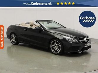 mercedes-benz e-class 3.0 e350d v6 bluetec amg line (premium) cabriolet 2dr diesel g-tronic+ euro 6 (start/stop) (258 ps)
