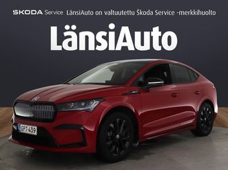 skoda enyaq coupe 80x 4x4 sportline business iv - 1.omisteinen / suomi-auto / sportline / koukku / p-kamera / panoraama / hud / blis / ilp / acc / soh 95,5% ***
