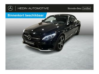 mercedes-amg c43 4matic cabriolet amg line distronic | memory pack | 360° camera | burmester audio | head-up display | verwarmde zetels | geventileerde zetels |