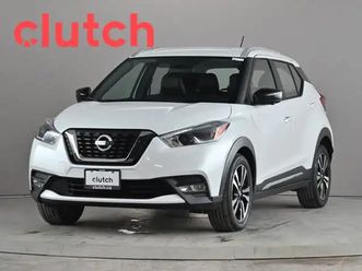 2018 nissan kicks sr w/ apple carplay, heated front seats, rearv