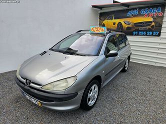 peugeot 206 sw 1.4hdi 70cv 06/2002 junho/02