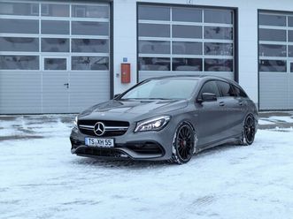 mercedes-benz cla 45 amg shooting brake (2017) mit digitalem scheckheft, 19-zoll-amg-felgen, softwareoptimierung auf 400 ps