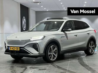 mg marvel r luxury 70 kwh | panoramadak | zwart leder | led sfeerlicht | 360 camera |