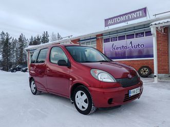 toyota yaris verso 1.3 86hv * vetokoukku * luja perus kärry!