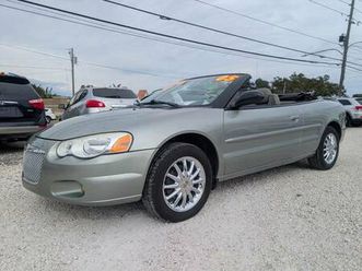 2005 chrysler sebring touring convertible - low miles, cold a/c