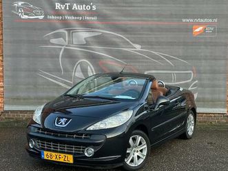 peugeot 207 cc 1.6 vti première airco,nap,leder,zeer nette staat!!.