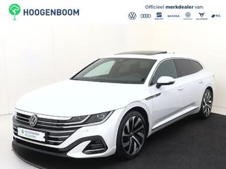 volkswagen arteon shooting brake 1.4 tsi ehybrid r-line business | soh 98% | panoramadak | 360 camera | adaptieve demping systeem | 3-zone airco | dodehoek dete