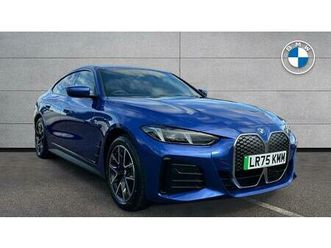 bmw i4 edrive40 m sport 5dr