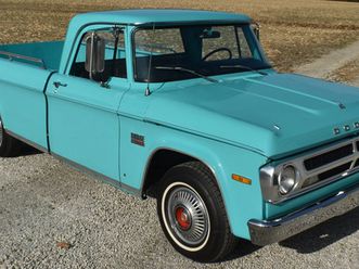 1970 dodge other pickups d100 adventurer restored slant 6 manual trans video
