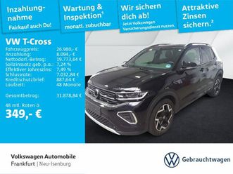 t-cross 1.5 tsi dsg r-line dab+ iqlight iqdrive navi dynamiclightassist frontassist laneassist trave