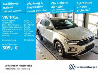 volkswagen t-roc 2.0 tdi dsg life navi spurwechselassistent