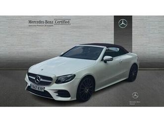 mercedes-benz clase e e 220 d cabrio amg line