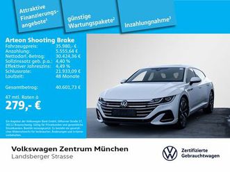 volkswagen arteon shooting brake 2.0 tsi r-line ahk acc iq.