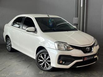 toyota etios 1.5 platinum sedan auto