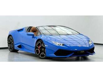 lamborghini huracan 2016 lamborghini huracan spyder, full service history, fully loaded, excellent condition, gcc
