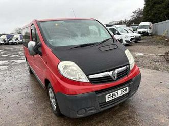 2007 vauxhall vivaro vivaro 2900 cdti lwb camper diesel manual