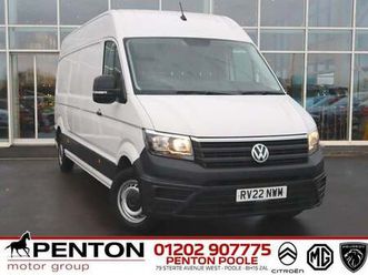 2022 volkswagen crafter 2.0 tdi 140ps startline high roof van panel van diesel manual