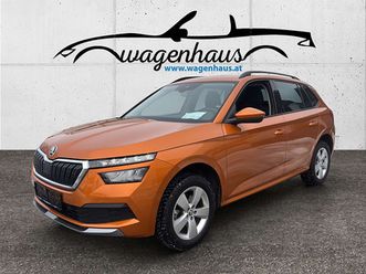 skoda kamiq 1,0 tsi ambition dsg, ahv, kamera, lenkradheizung,