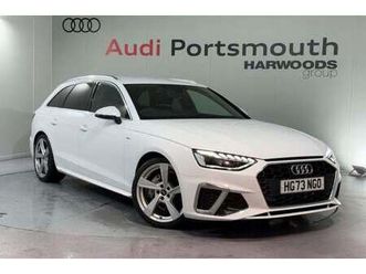 2023 audi a4 avant 2.0 tfsi 40 s line estate 5dr petrol s tronic euro 6 (start/stop) (204 ps) estate pet...
