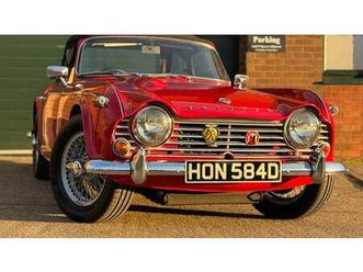 1966 triumph tr4 a irs, stunning restoration a vendre