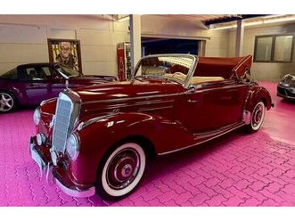 mercedes-benz a 220 cabriolet a,(w187), gutachten 2+restauriert