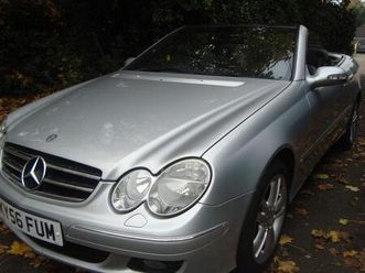 3.0 clk280 avantgarde cabriolet 7g-tronic 2dr