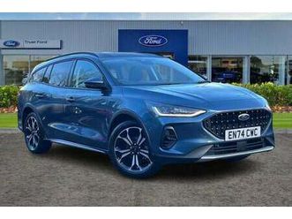 2025 ford focus 1.0t ecoboost mhev 155 active x estate 5dr self parking, heated seats & ste estat...