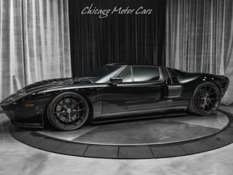 2006 ford gt black on black with matte black stripes! hre wheels! custom!