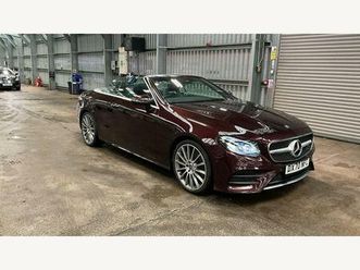 3.0 e450 v6 amg line (premium plus) cabriolet g-tronic+ 4matic euro 6 (start/stop) 2dr