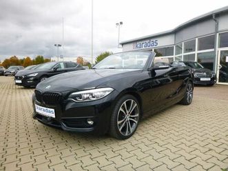 bmw 230i cabrio sport line>sport aut/sport-line/led<