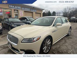 used 2018 lincoln continental select