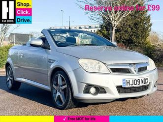 vauxhall tigra 1.4i 16v exclusiv convertible 2dr petrol manual (a/c) (146 g/km, 89 bhp) petrol m...