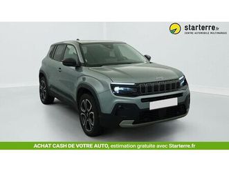 jeep avenger 1.2 turbo t3 100 ch e-hybrid bvr6 summit