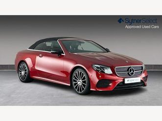 2.0 e220d amg line cabriolet g-tronic+ euro 6 (start/stop) 2dr