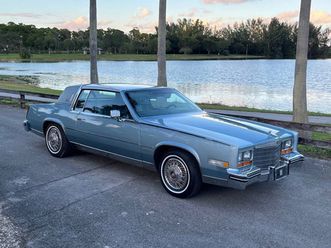 1984 cadillac eldorado all-original, rust-free, pw, a/c, well-preserved
