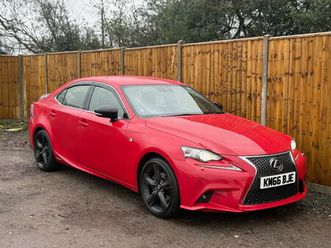 2016 (66) - 300h f-sport 4dr cvt auto