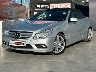 mercedes-benz clase e cabrio e 350 cdi be avantgarde