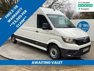 2022 man tge 3140d lion xs lwb h/r euro 6 lwb panel van diesel manual