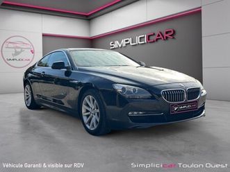 bmw serie 6 coupe f13 640d xdrive 313ch exclusive individual entretien complet garantie 12 mois