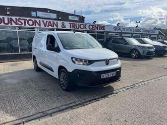 2024 citroen berlingo 1.5 bluehdi 950 driver xl lwb euro 6 (start/stop) 6dr panel van diesel manual
