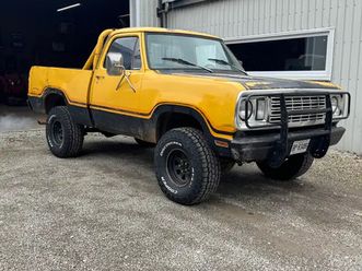 1977 dodge w100 power wagon macho edtion