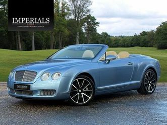 bentley continental 6.0 w12 gtc convertible 2dr petrol auto 4wd euro 4 (560 ps)