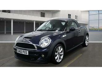 2012 (62) mini roadster convertible 2.0 cooper sd, wow 1 owner, very rare spec